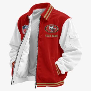 San Francisco 49ers Classic Varsity Bomber Jacket CBB3628
