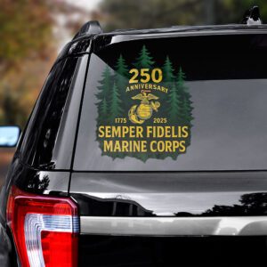 Alternative view of US Marine Corps Car Sticker CTK1090