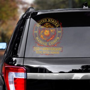 Alternative view of US Marine Corps Car Sticker CTK1101