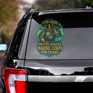 Alternative view of US Marine Corps Car Sticker CTK1103