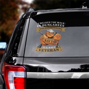Alternative view of US Navy Car Sticker CTK1116
