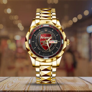 Alternative view of Arsenal FC x Rolex 140th Anniversary Alloy Luxury Quartz Watch BRC1020