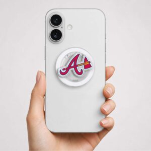 Alternative view of Atlanta Braves Logo Phone Grip Magsafe Phone Grip Magnetic Phone Holder Phone Kindle Popgrip