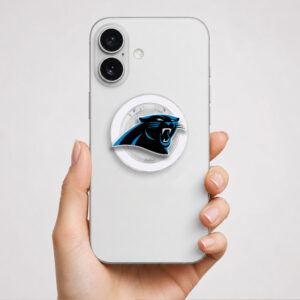 Alternative view of Carolina Panthers Logo Phone Grip Magsafe Phone Grip Magnetic Phone Holder Phone Kindle Popgrip