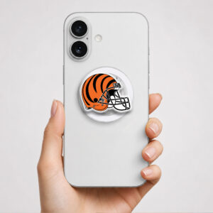 Alternative view of Cincinnati Bengals Helmet Phone Grip Magsafe Phone Grip Magnetic Phone Holder Phone Kindle Popgrip
