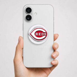 Alternative view of Cincinnati Reds Logo Phone Grip Magsafe Phone Grip Magnetic Phone Holder Phone Kindle Popgrip
