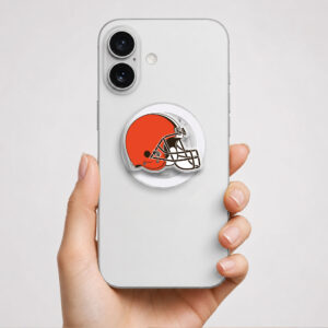 Alternative view of Cleveland Browns Helmet Phone Grip Magsafe Phone Grip Magnetic Phone Holder Phone Kindle Popgrip