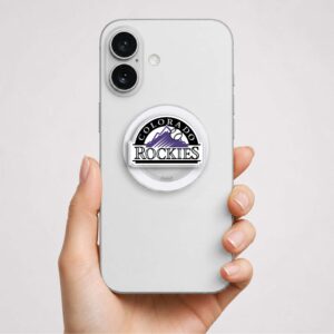 Alternative view of Colorado Rockies Logo Phone Grip Magsafe Phone Grip Magnetic Phone Holder Phone Kindle Popgrip