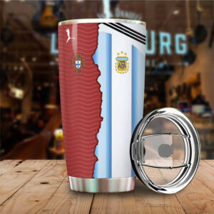 Alternative view of Cristiano Ronaldo x Lionel Messi The Last Dance World Cup 2026 Tumbler Cup CHAMP20268