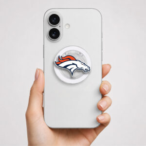 Alternative view of Denver Broncos Logo Phone Grip Magsafe Phone Grip Magnetic Phone Holder Phone Kindle Popgrip