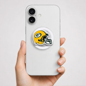 Alternative view of Green Bay Packers Helmet Phone Grip Magsafe Phone Grip Magnetic Phone Holder Phone Kindle Popgrip