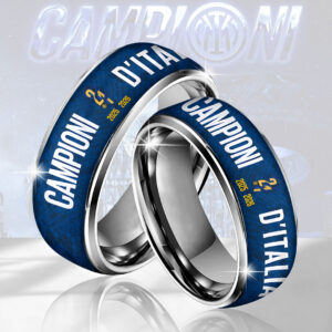 Inter Milan Campioni D'Italia 25/26 Custom Alloy Ring CHMP1015