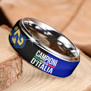 Alternative view of Inter Milan Campioni D'Italia 25/26 Custom Alloy Ring CHMP1018