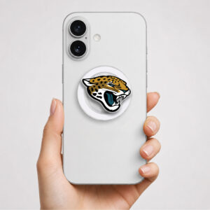 Alternative view of Jacksonville Jaguars Logo Phone Grip Magsafe Phone Grip Magnetic Phone Holder Phone Kindle Popgrip