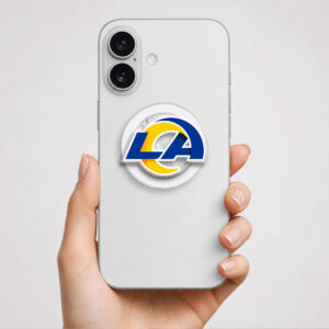 Alternative view of Los Angeles Rams Logo Phone Grip Magsafe Phone Grip Magnetic Phone Holder Phone Kindle Popgrip