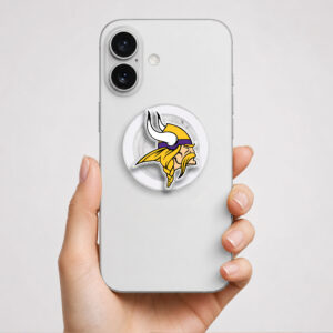 Alternative view of Minnesota Vikings Logo Phone Grip Magsafe Phone Grip Magnetic Phone Holder Phone Kindle Popgrip