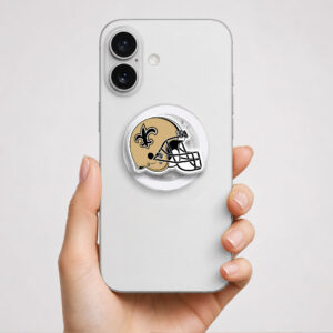 Alternative view of New Orleans Saints Helmet Phone Grip Magsafe Phone Grip Magnetic Phone Holder Phone Kindle Popgrip