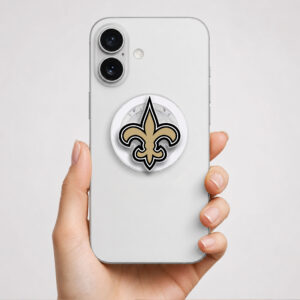 Alternative view of New Orleans Saints Logo Phone Grip Magsafe Phone Grip Magnetic Phone Holder Phone Kindle Popgrip