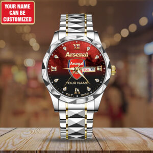 Alternative view of Personalized Arsenal FC Alloy Luxury Quartz Watch CHMP1000