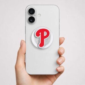 Alternative view of Philadelphia Phillies Logo Phone Grip Magsafe Phone Grip Magnetic Phone Holder Phone Kindle Popgrip