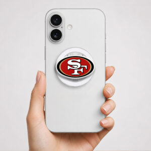 Alternative view of San Francisco 49ers Logo Phone Grip Magsafe Phone Grip Magnetic Phone Holder Phone Kindle Popgrip