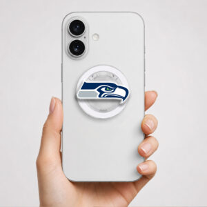 Alternative view of Seattle Seahawks Logo Phone Grip Magsafe Phone Grip Magnetic Phone Holder Phone Kindle Popgrip