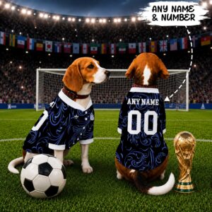 Argentina Away Pet Baseball Jersey World Cup 2026 Jersey For Pet