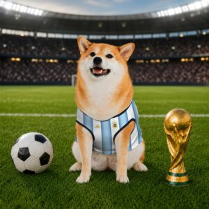 Alternative view of Argentina Home Pet Basketball Style Jersey World Cup Jersey For Pet 2026