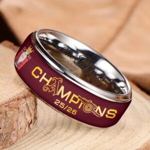 Alternative view of Arsenal FC Premier League Champions 25/26 Custom Alloy Ring CHAMP202631