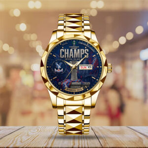 Alternative view of Crystal Palace FC UEFA Conference League Winners 2026 Alloy Luxury Quartz Watch CHAMP202621