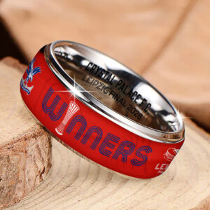 Alternative view of Crystal Palace FC UEFA Conference League Winners 2026 Custom Alloy Ring CHAMP202632