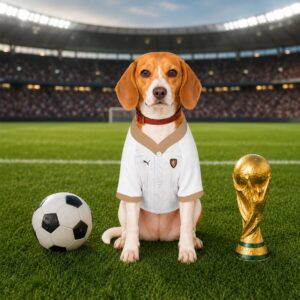 Alternative view of Czech Republic Away Pet Baseball Jersey World Cup 2026 Jersey For Pet