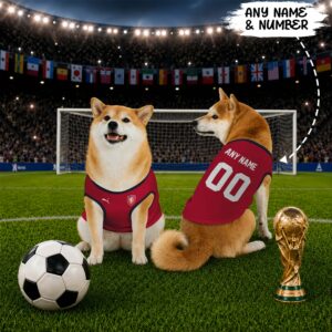 Czech Republic Home Pet Basketball Style Jersey World Cup Jersey For Pet 2026