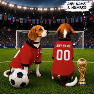 Egypt Home Pet Baseball Jersey World Cup 2026 Jersey For Pet