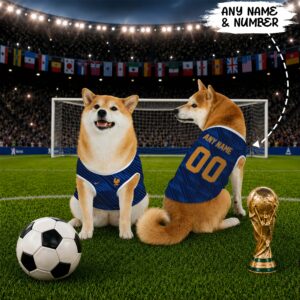 France Home Pet Basketball Style Jersey World Cup Jersey For Pet 2026