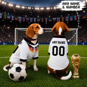 Germany Home Pet Baseball Jersey World Cup 2026 Jersey For Pet