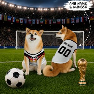 Germany Home Pet Basketball Style Jersey World Cup Jersey For Pet 2026