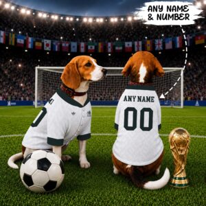 Mexico Away Pet Baseball Jersey World Cup 2026 Jersey For Pet