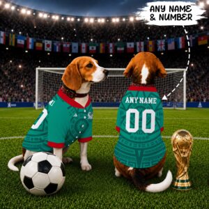 Mexico Home Pet Baseball Jersey World Cup 2026 Jersey For Pet