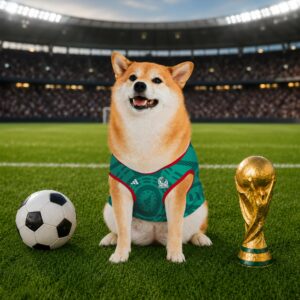 Alternative view of Mexico Home Pet Basketball Style Jersey World Cup Jersey For Pet 2026