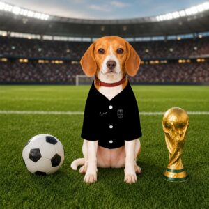 Alternative view of Norway Away Pet Baseball Jersey World Cup 2026 Jersey For Pet