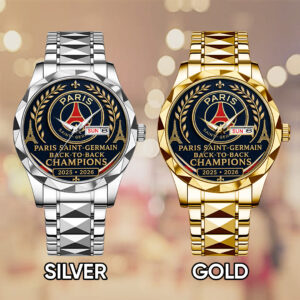 Alternative view of Paris Saint-Germain Champions of Europe 25/26 Alloy Luxury Quartz Watch CHAMP202616