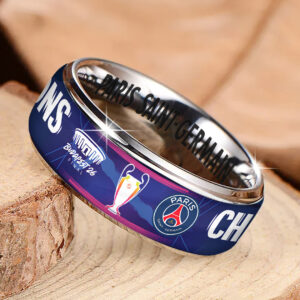 Alternative view of Paris Saint-Germain Champions of Europe 25/26 Custom Alloy Ring CHAMP202622
