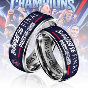 Paris Saint-Germain Champions of Europe 25/26 Custom Alloy Ring CHAMP202625