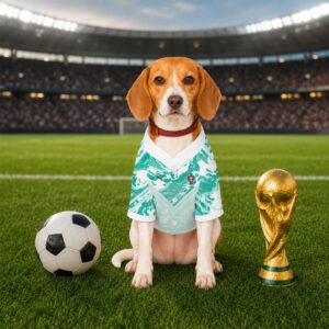 Alternative view of Portugal Away Pet Baseball Jersey World Cup 2026 Jersey For Pet