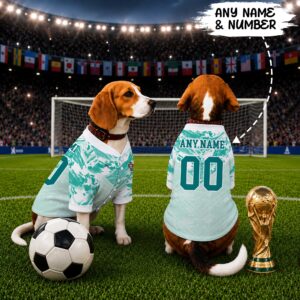 Portugal Away Pet Baseball Jersey World Cup 2026 Jersey For Pet