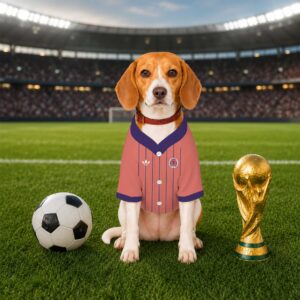 Alternative view of Scotland Away Pet Baseball Jersey World Cup 2026 Jersey For Pet