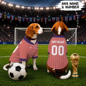 Scotland Away Pet Baseball Jersey World Cup 2026 Jersey For Pet