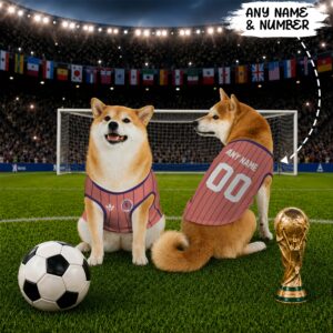 Scotland Away Pet Basketball Style Jersey World Cup Jersey For Pet 2026