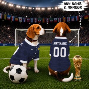 Scotland Home Pet Baseball Jersey World Cup 2026 Jersey For Pet